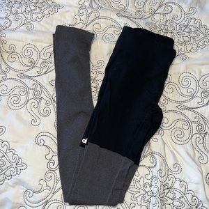 ALO goddess leggings black and grey